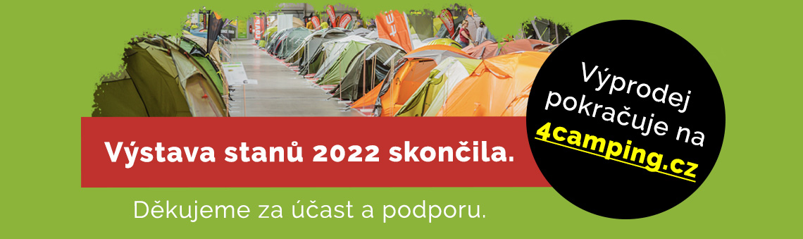 Výstava stanů a vybavení do přírody