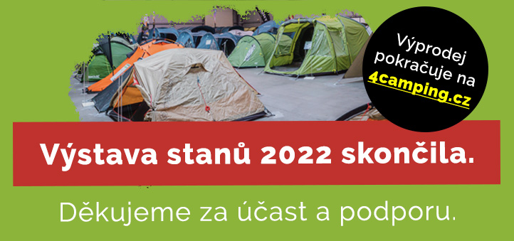 Výstava stanů a vybavení do přírody