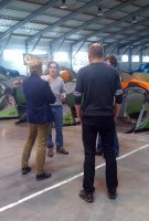 Henrik Bernth v rozhovoru s Martinem Veitem, vedoucím stánků Oase na Výstavě stanů